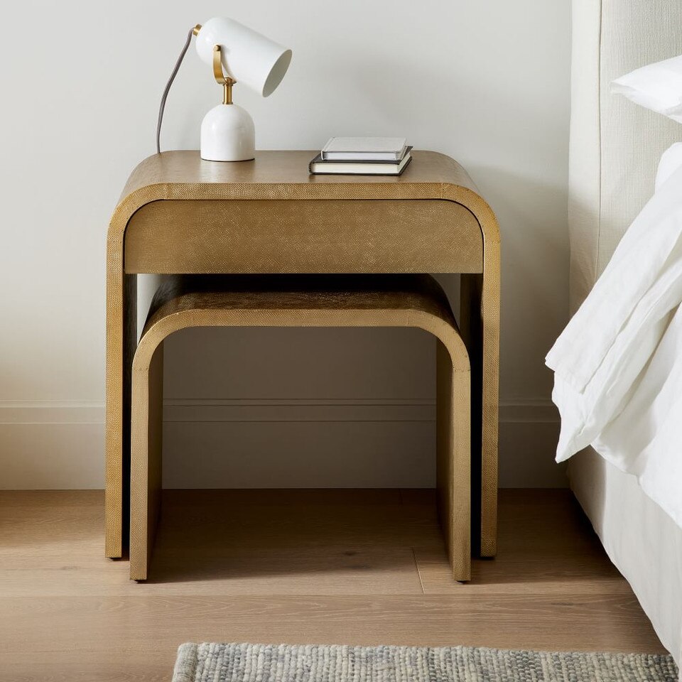 Vella Nesting Bedside Table (51 cm 61 cm) West Elm UK